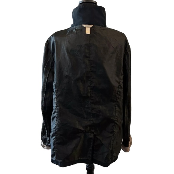 Plus Size 2X (18-20) Casual Winter Coat, Warm  Zip Up Jacket, Black Windbreaker - Picture 7 of 12